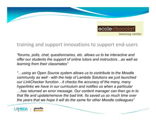 Moodle as a virtual learning environment bccca | PDF