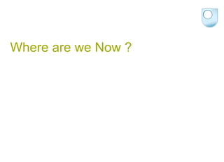 Where are we Now ? 