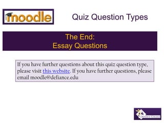Creating a quiz in moodle picture