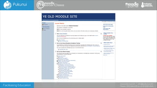 Facilitating Education

www.pukunui.com / info@pukunui.com
Phone: 1300 466 635 or +61 8 9328 4545

 