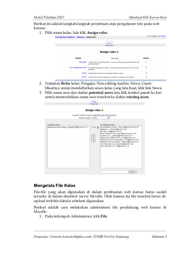 Membuat Website E Learning