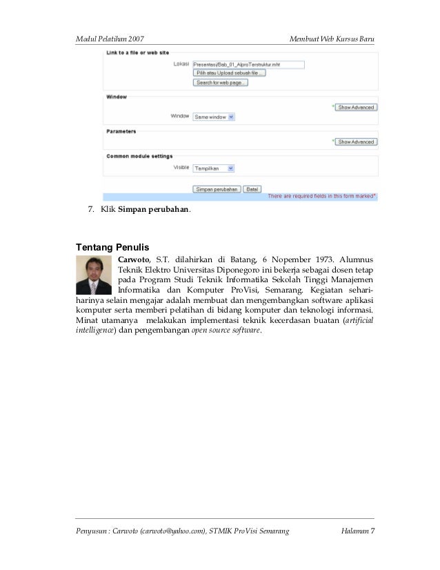 Membuat Website E Learning
