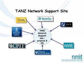 TANZ Network Support SiteTANZ  Network Support site - projects & PD
