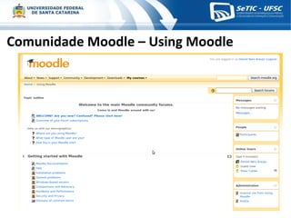Comunidade Moodle – Using Moodle 