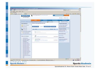 SpardaAkademie/ Dr. Werner Stork/ Torsten Maier Seite 19 von 5
 