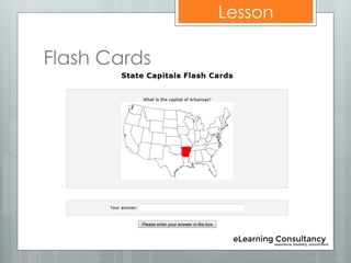 Lesson
Flash Cards
 