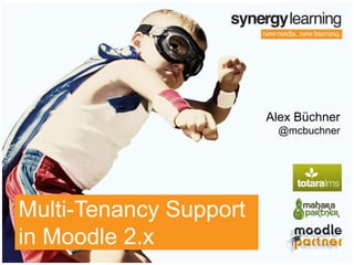 Alex Büchner
                         @mcbuchner




Multi-Tenancy Support
in Moodle 2.x
 