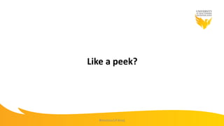 Like a peek?
#mootau14 #usq
 