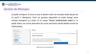 117
Gestión de Mensajes
 