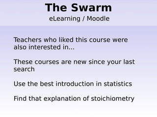 The Swarm Exponential growth 