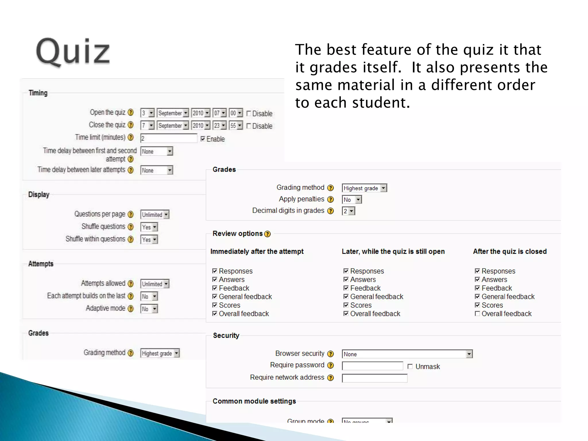 ChatsThe Chat activity module allows participants to have a real-time synchronous discussion via the web. This is a useful way to communicate with each other on a particular topic at one scheduled time. Since this is a synchronous form of communication, all participants need to be logged in at the same time. The Chat module contains a number of features for managing and reviewing chat discussions.To use the chat tool, you will need to create a chat room for you and your students and set a time when everyone will log in and meet.  You can choose to have a one-time chat, continuously open chat, or meet the same time every day or week.You can print transcripts of the chat to review grammar.Chat