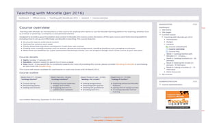Moodle Platform Example Moodle sebagai Platform MOOC | PDF