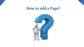 How to add a Page?
 