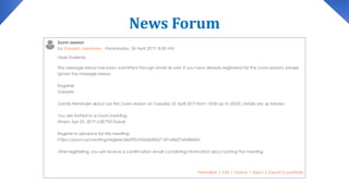News Forum
 