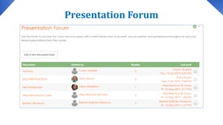 Presentation Forum
 