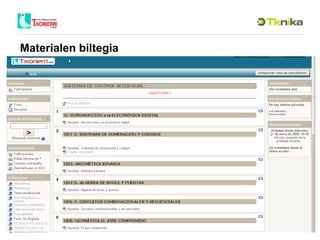 Materialen biltegia 