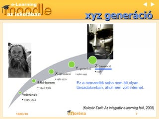 xyz gener áció Ez a nemzedék soha nem élt olyan társadalomban, ahol nem volt internet. (Kulcsár Zsolt: Az integratív e-learning felé, 2 008 )   
