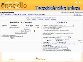 Tesztkérdés írása   