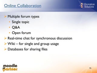 Moodle Webinar presentation