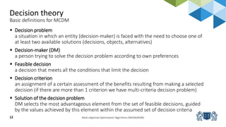 MOO_Lectures for the information and introduction of multi objective ...