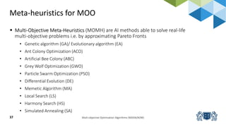 Multi optimization lectures for the the understanding of the multi ...