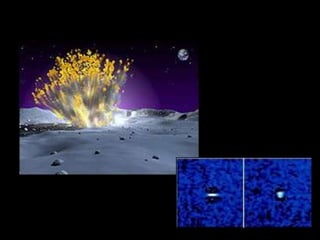 • Except for impacts...

7 November; ~30 lb TNT
3 m-wide crater (estimate)

 