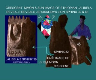 Moon & crescent image of ancient ethiopia appears upon the head of an ethiopian sphinx lion of ancient judaism 9 14-2014 u.f.o. fac image1