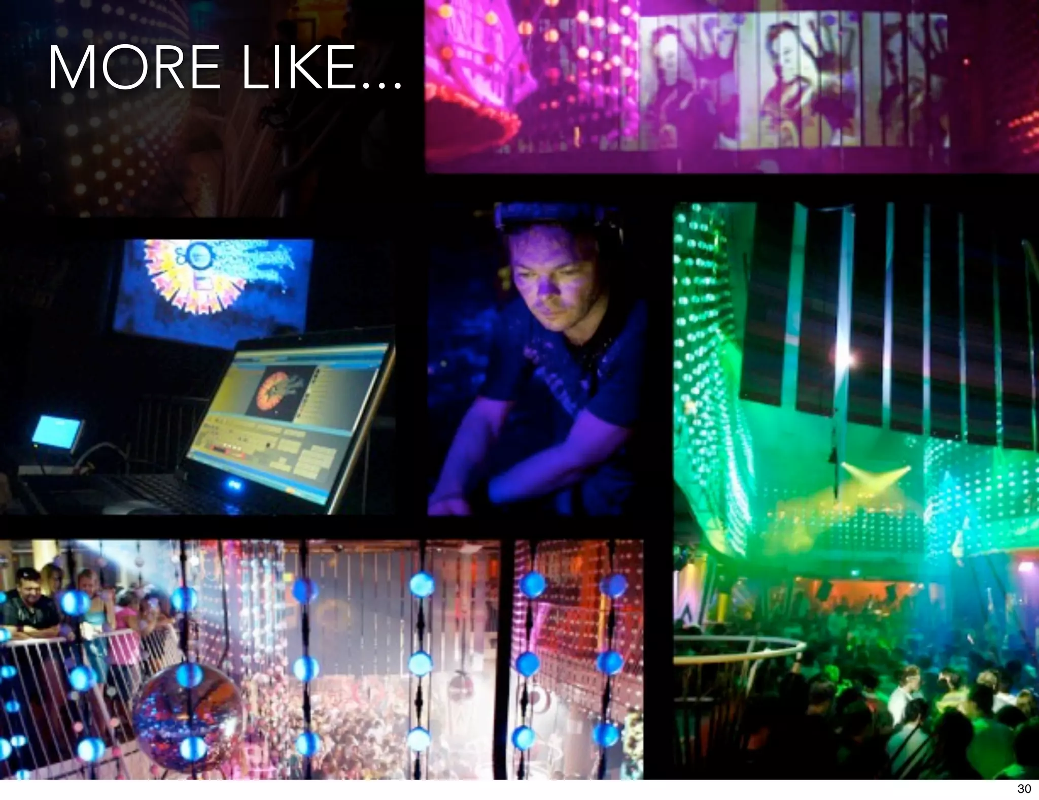 MORE LIKE...




               30
 