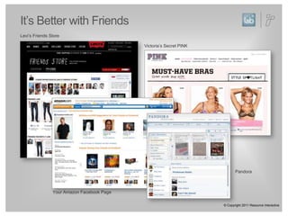 It’s Better with FriendsLevi’s Friends StoreVictoria’s Secret PINKPandoraYour Amazon Facebook Page