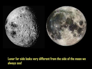 Lunar far side looks very different from the side of the moon we always see! 