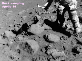 Rock sampling Apollo 15 