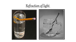 Refraction of light
 