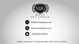 Moon jet group overview slideshare