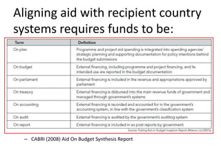 Aid Approach Moon practical approaches to aid effectiveness | PPT