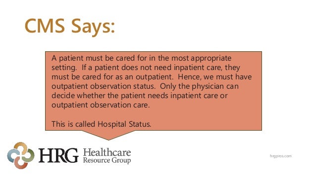 Medicare Outpatient Observation Notice MOON Update