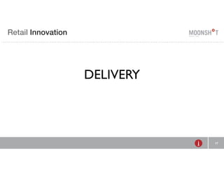 R INVENTING E Retail Innovation 
RETAIL 
17 
DELIVERY 
 