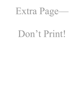 Extra Page—

Don’t Print!
 