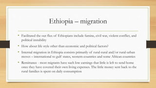 Ethiopia: Gendered experiences of migration | PPTX