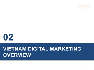 VIETNAM DIGITAL MARKETING
OVERVIEW
02
4
 