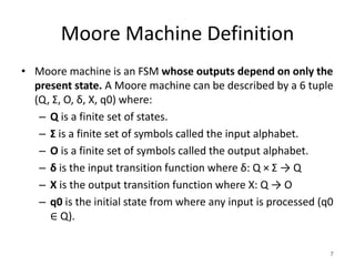 Moore and Mealy Machines Explaine simply | PDF