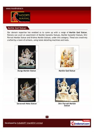 Marble Figurine Statues:

With the help of our innovative professionals, we have been able to come up with a
collection of...