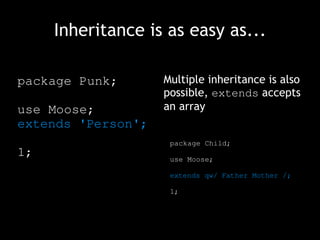 Moose talk at FOSDEM 2011 (Perl devroom)