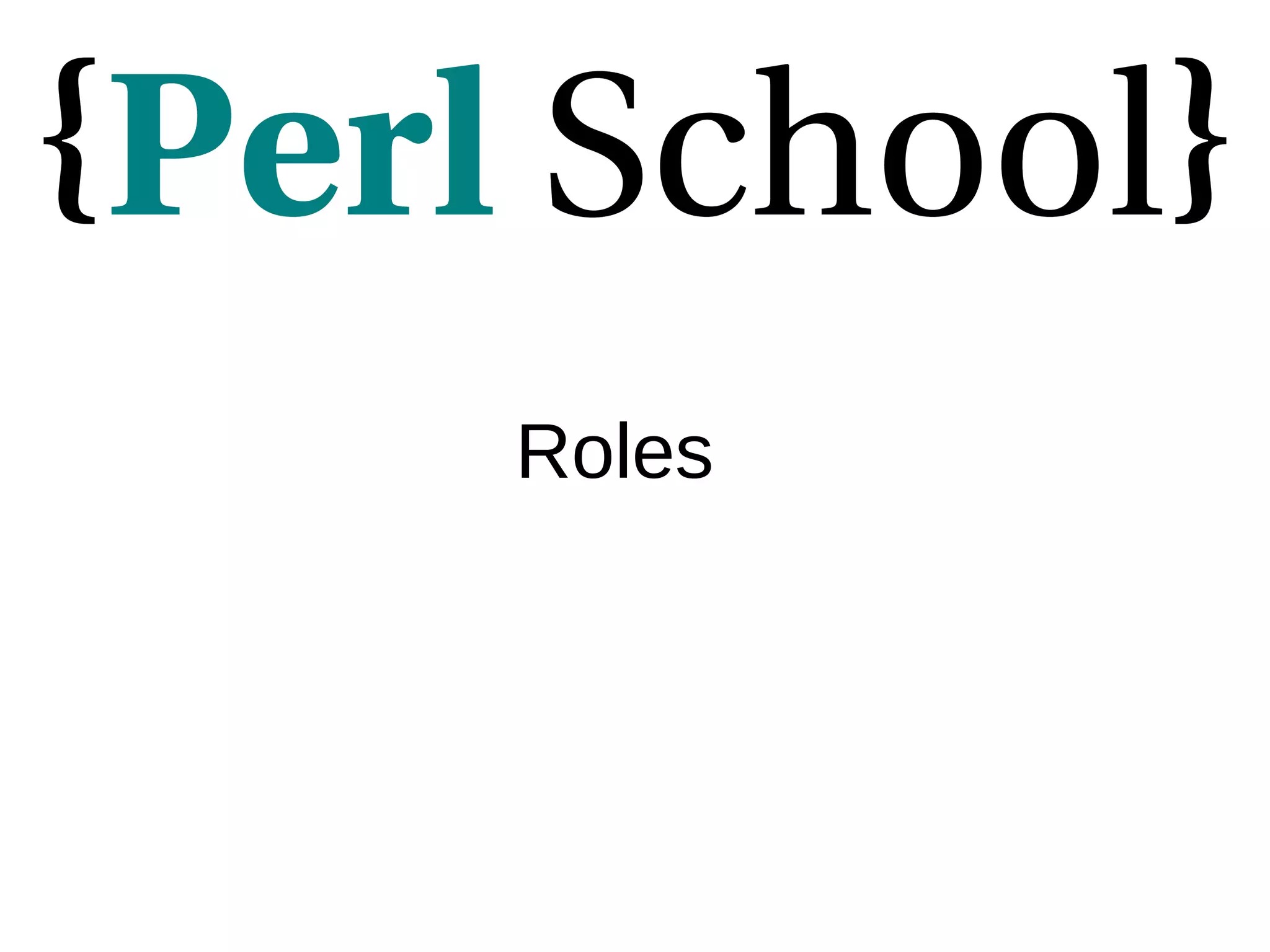 Roles 