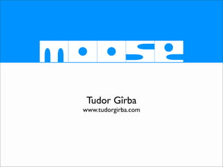 Tudor Gîrba
www.tudorgirba.com