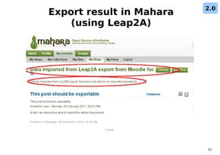 We can prevent this by using this Mahara setting: $cfg->usersuniquebyusername = true; 