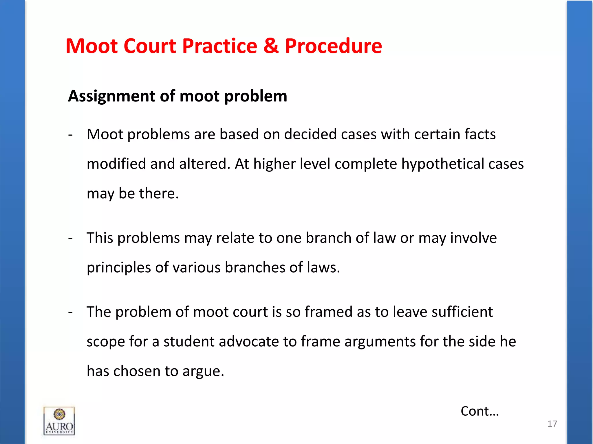 Moot Court | PPTX
