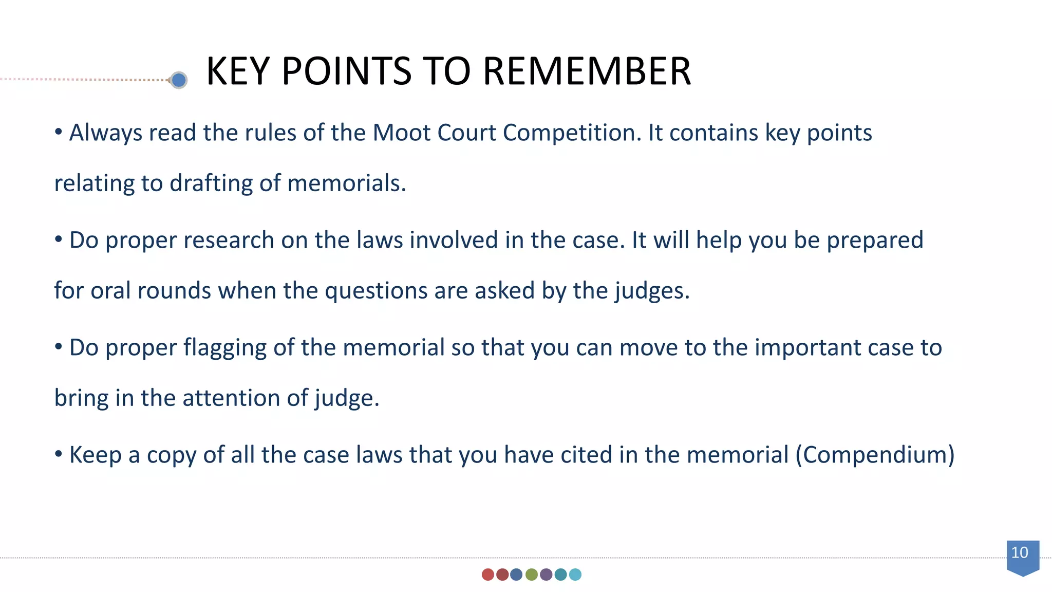 Mooting essentials and tips | PPTX