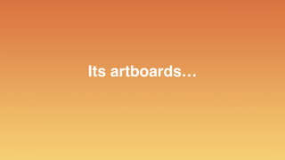 Its artboards…
 