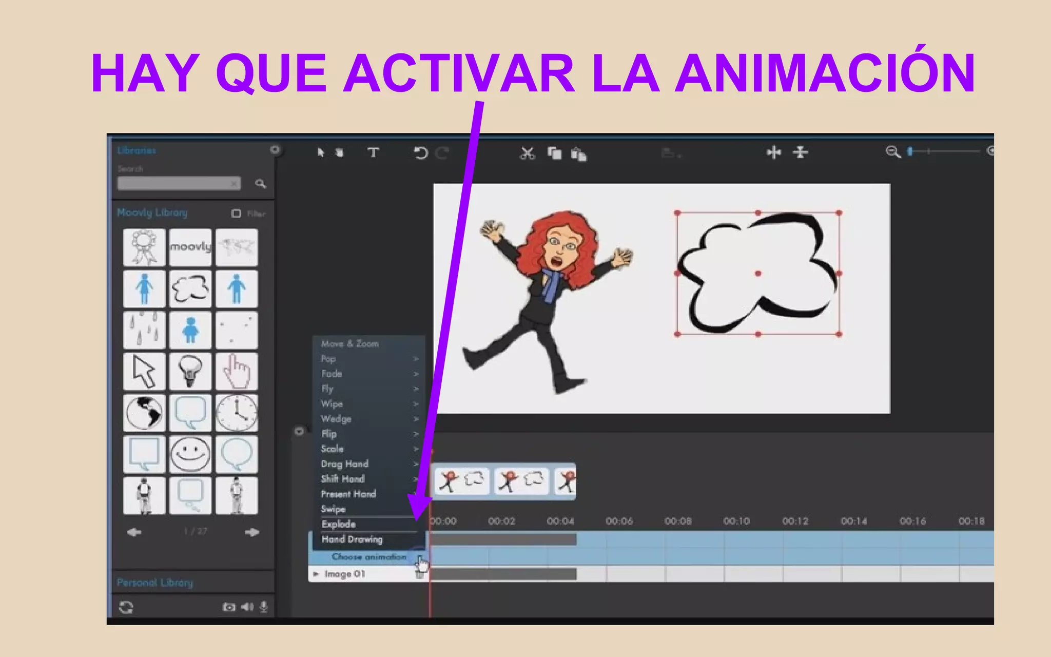 HAY QUE ACTIVAR LA ANIMACIÓN