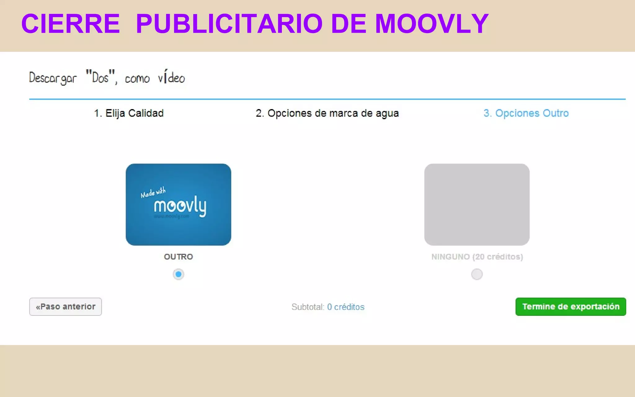 CIERRE PUBLICITARIO DE MOOVLY